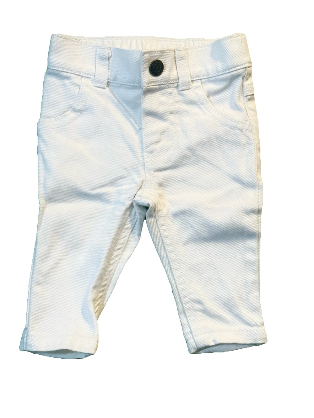 Carter's White Baby Girls' Stretch Pants